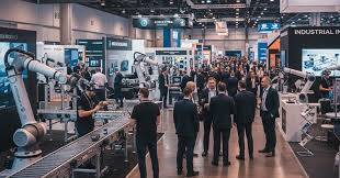 people at an International B2B Exhibition